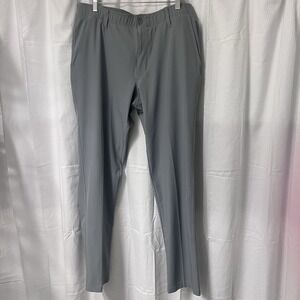 Under Armour Mens UA Tapered Performance Storm Golf Pants 36x32 Gray Stretch EC